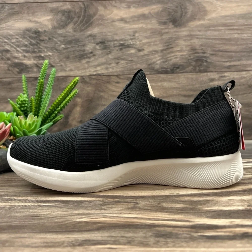 NIB Skechers 8W WIDE FIT Bobs Sport Bob Squad 2 Slip On Sneaker Black - Picture 7 of 12